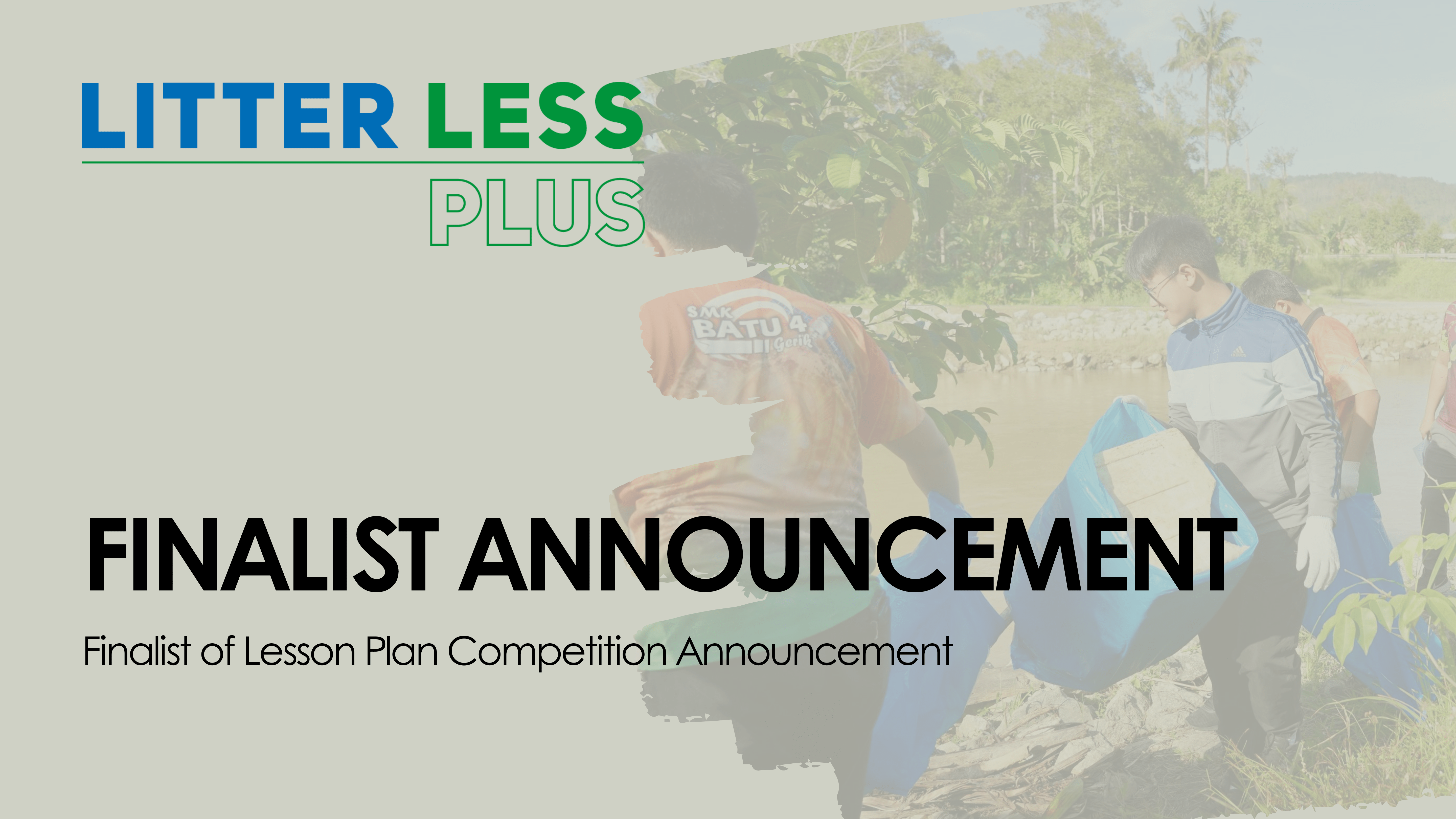 Finalist of Lesson Plan Competition Announcement