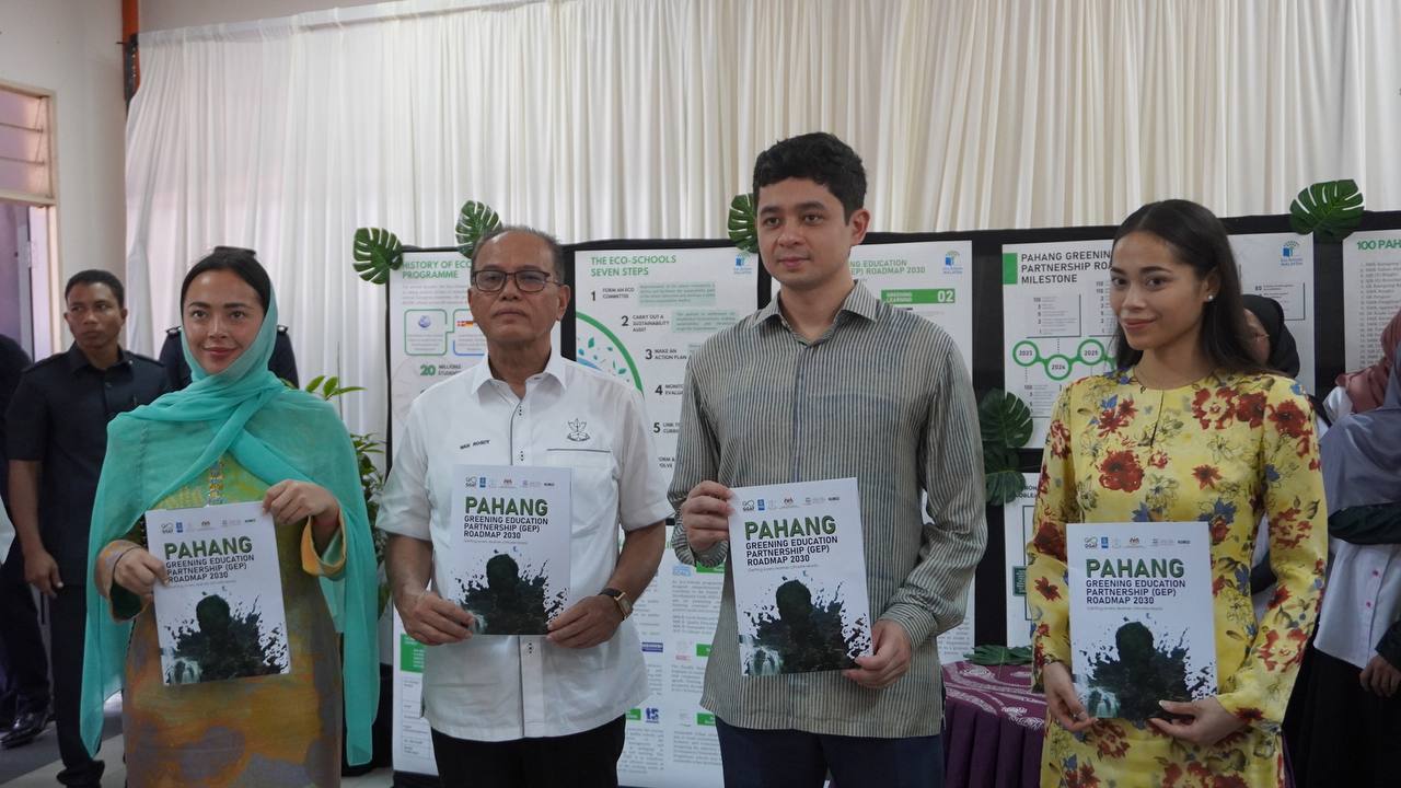 Pemangku Raja Pahang Berkenan Merasmikan Program Eco-Schools Pahang dan Mengumumkan Pelan Halatuju Greening Education Partnership Pahang 2030